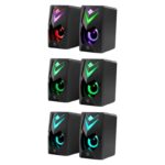 PC Speakers 2.0 DEFENDER J4 2.0 6W LED USB black - imagine 9