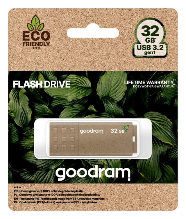 Goodram UME3 Eco Friendly USB flash drive 32 GB USB Type-A 3.2 Gen 1 (3.1 Gen 1) Brown - imagine 5