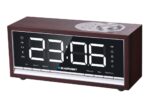BLAUPUNKT CR60BT Bluetooth Radio Alarm Clock  brown wood