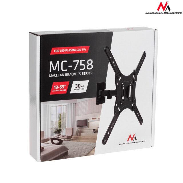 TV & Monitor Wall Mount Maclean MC-758 Brackets - imagine 7