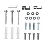 Maclean MC-417 Full Motion TV Monitor Wall Mount 13-32  30kg max. VESA 100x100 Black Powder Coated Universal Holder Bracket Adjustable Wall Distance Rotating Tilting - imagine 8