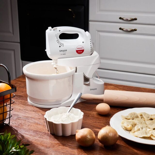 SMAPP Hand Mixer with 2 bowls 451.66 White - imagine 6