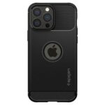 Spigen Rugged Armor iPhone 13 Pro Max 6.7" black matte ACS03200 - imagine 2