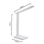 Maclean MCE614W Dimmable LED Desk Lamp Adjustable Folding 9W IP20 3000K 4500K 6500K - imagine 9