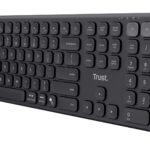 Trust Vaiya US Black USB + RF Wireless + Bluetooth - keyboard