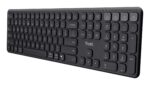 Trust Vaiya US Black USB + RF Wireless + Bluetooth - keyboard