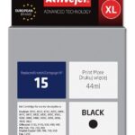 Activejet AH-15N Ink cartridge (replacement for HP 15 C6615N; Supreme; 44 ml; black)