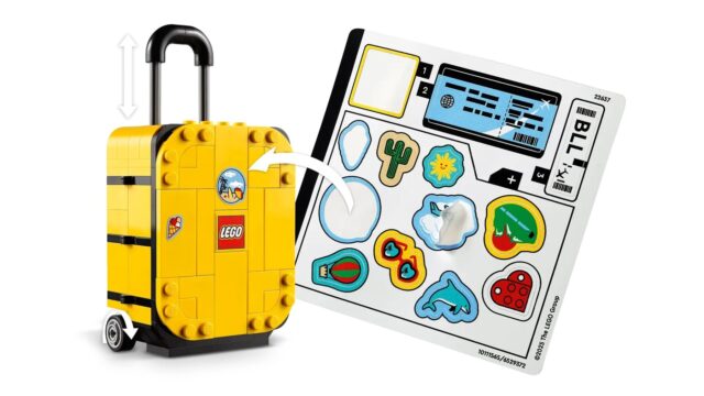 LEGO 40817 Yellow Travel Suitcase - imagine 5