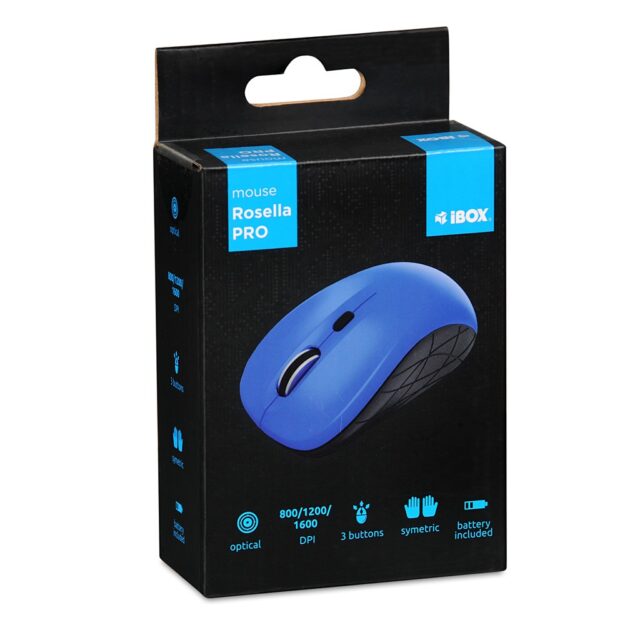 iBOX i009W Rosella wireless optical mouse  blue - imagine 9