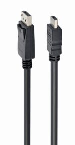 Gembird CC-DP-HDMI-5M video cable adapter HDMI + 3.5mm VGA (D-Sub) Black