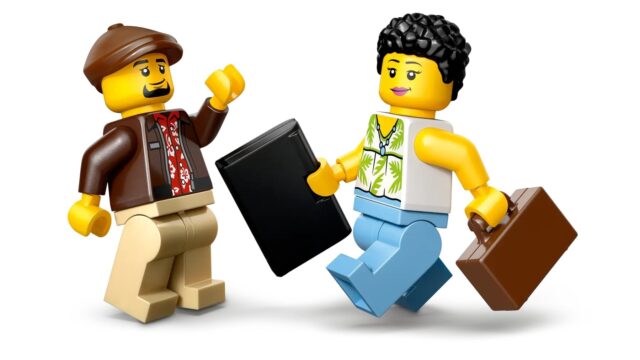 LEGO CITY 60487 Yellow Taxi - imagine 4