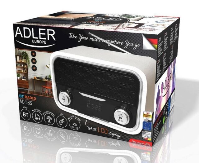 Adler AD 1185 radio Portable White - imagine 4