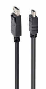 Gembird CC-DP-HDMI-5M video cable adapter HDMI + 3.5mm VGA (D-Sub) Black - imagine 6