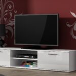 Cama TV stand SOHO 180 white/white gloss