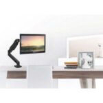 Maclean MC-860 monitor mount / stand 68.6 cm (27 ) Black Desk - imagine 7