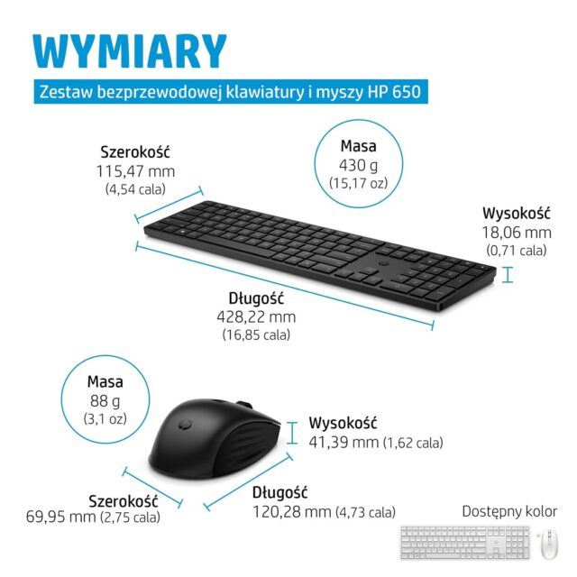 HP 650 Wireless Keyboard and Mouse Combo - imagine 3
