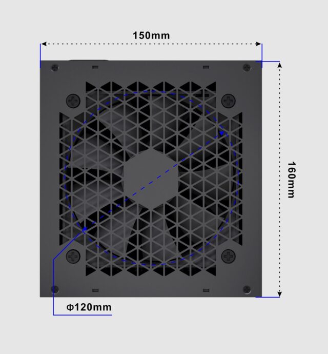 Gembird CCC-PSUGOLD-1000W Power supply unit Fornax Power 1000W active PFC 12cm fan 80+Gold - imagine 11
