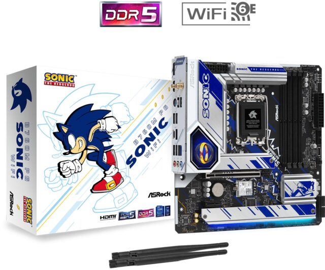 Asrock B760M PG SONIC WIFI Intel B760 LGA 1700 micro ATX - imagine 6