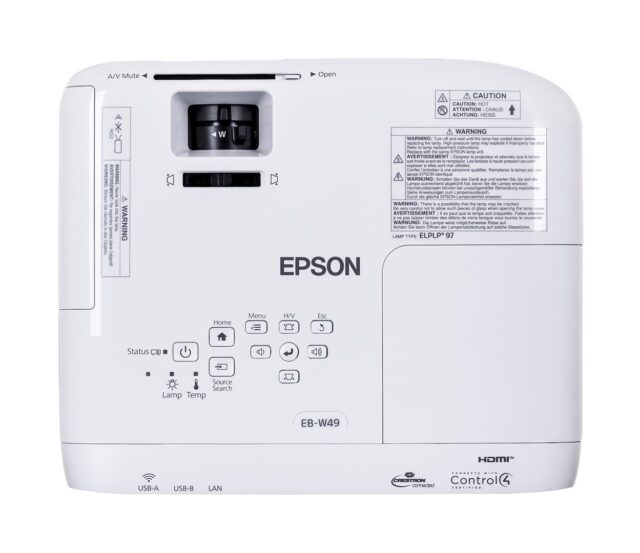 Epson EB-W49 data projector Desktop projector 3800 ANSI lumens 3LCD WXGA (1280x800) White - imagine 11