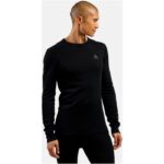 Koszulka męska Odlo BL TOP crew neck l/s ACTIVE WARM ECO roz. M Czarna - imagine 3