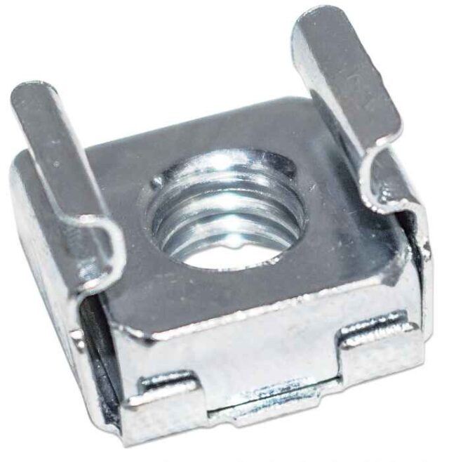 Intellinet Cage Nut Set (50 Pack)  M6 Nuts  Bolts and Washers  Suitable for Network Cabinets/Server Racks  Plastic Storage Jar  Lifetime Warranty - imagine 3