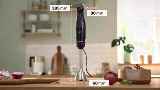 Bosch Serie 4 MSM4B6V2 blender 1.2 L Immersion blender 1000 W Black - imagine 5