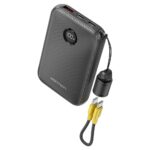 Powerbank Vention 10000mAh 2 x USB-C 1x USB-A z wyświetlaczem 22 5W czarny - imagine 2