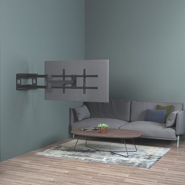 Techly ICA-PLB 490 TV mount 2.03 m (80 ) Black - imagine 7