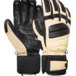 REUSCH MASTER PRO GLOVES SIZE 9 BEIGE AND BLACK