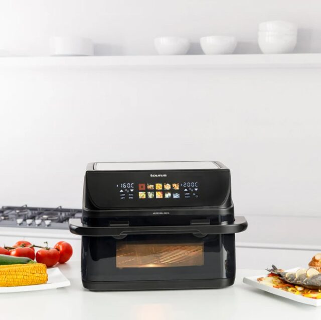 Fat-free deep fryer with long basket and grill Taurus 973004000 - imagine 2