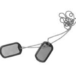 Stainless steel dog tag  Helikon