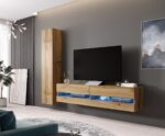 Cama Full cabinet VIGO '180' 180/40/30 wotan oak - imagine 4