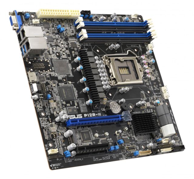 ASUS P12R-M Intel C252 LGA 1200 (Socket H5) micro ATX server motherboard - imagine 2