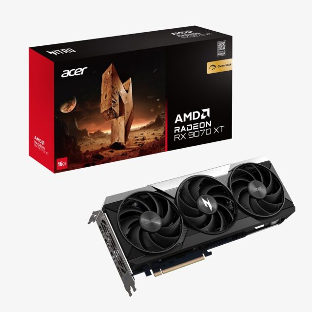 Acer Nitro Radeon RX 9070 XT OC 16GB AMD GDDR6 - imagine 3