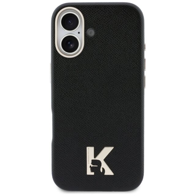 Case Karl Lagerfeld Karl Head Logo MagSafe for iPhone 17 black - imagine 3