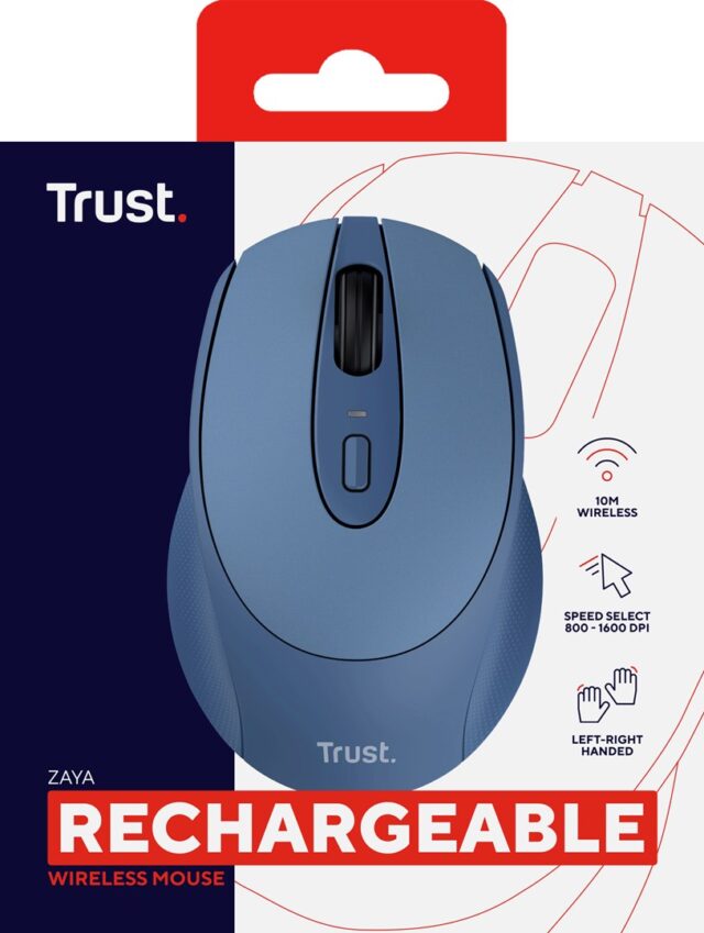 Trust Zaya mouse Office Ambidextrous RF Wireless Optical 1600 DPI - imagine 8