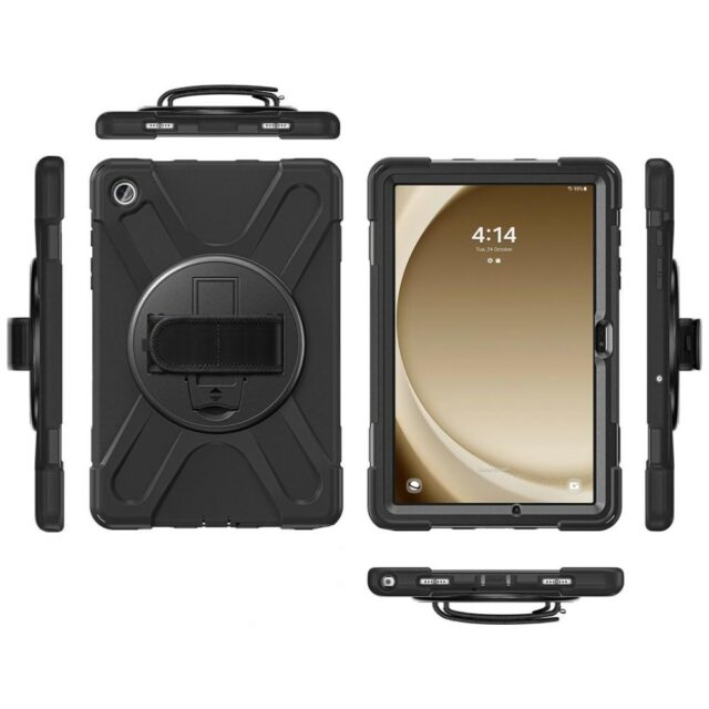 Pancerne etui z uchwytem  4smarts Rugged Case Grip do Samsung Galaxy Tab A9+ - imagine 2