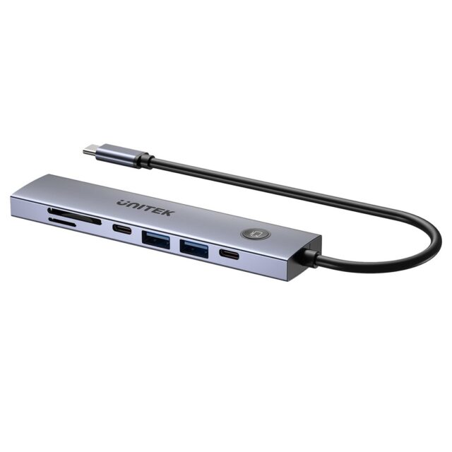 UNITEK HUB USB-C PD 100W HDMI 2.0 WITH ON/OFF - imagine 4