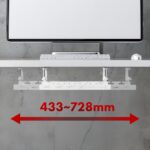 Maclean under-desk cable organizer  max. load 5kg  max. 728mm  white  MC-103 W - imagine 9