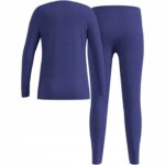 Thermal underwear - Odlo Set long MERINO 200 set  size 140 cm  blue