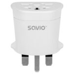 Savio AP-05 power adapter/inverter Indoor 2500 W White - imagine 4
