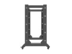 LANBERG RACK STAND 22U 600X800 (BLACK RAL9004) - imagine 4
