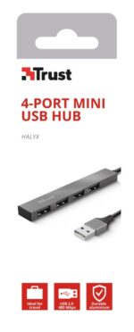 Trust Halyx USB 2.0 480 Mbit/s Aluminium - imagine 7