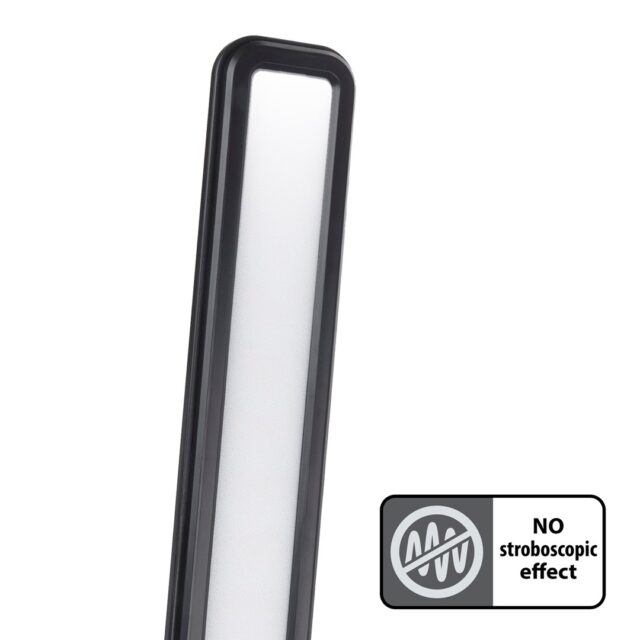 Maclean MCE614 B Dimmable LED Desk Lamp Adjustable Folding 9W IP20 3000K 4500K 6500K Black - imagine 3