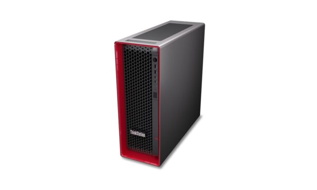 Lenovo ThinkStation P5 Intel Xeon W w3-2435 32 GB DDR5-SDRAM 1 TB SSD Windows 11 Pro for Workstations Tower Workstation Black  Red - imagine 6