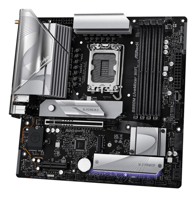 Asrock B860M LiveMixer WiFi Intel B860 LGA 1851 (Socket V1) micro ATX - imagine 5