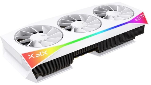 Graphics card. XFX Mercury RX 9070XT OC White G RGB 16 - imagine 2