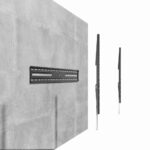 Gembird WM-100F-01 TV wall mount (fixed)  43”-100”  black - imagine 6