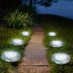 Maclean MCE318 LED Solar Pathway Lights with Ground Spike 12 LED SMD Neutral White 4000K 0.7 W Solar Lamp for Outdoor Path Light Garden Lights IP44 - imagine 9
