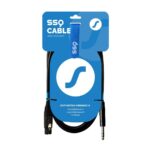 SSQ XLRJS1 - XLR male - Jack stereo 6 3 mm cable   1 m